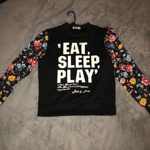 “Eat, Sleep, Play” sweatshirt